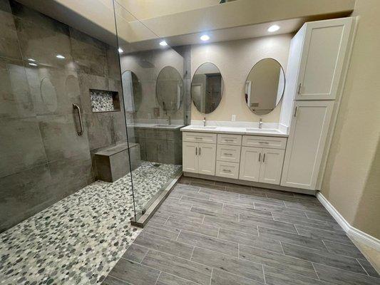 Bathroom with Full Walk-in Shower