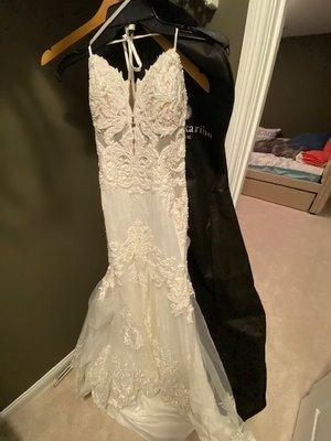 Amazing job with my wedding dress