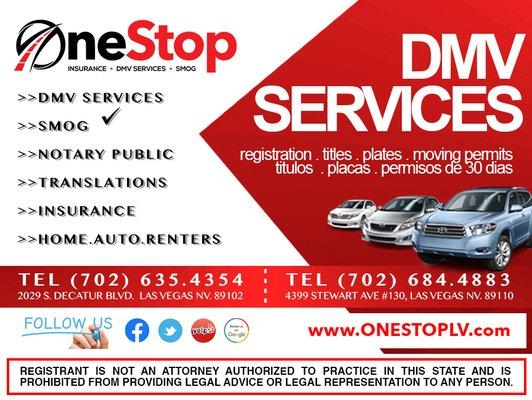 DMV SERVICES