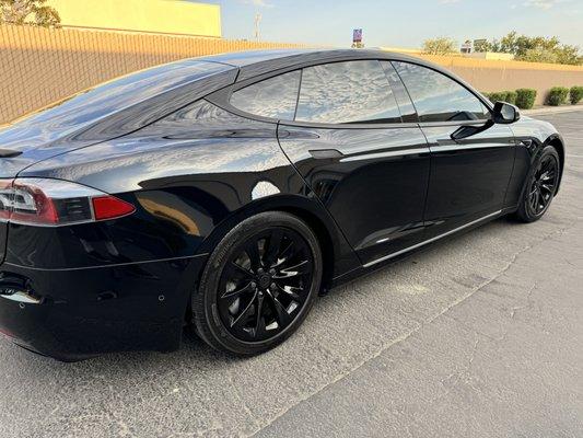 Premium wash and some paint correction on this beautiful 2018 Tesla