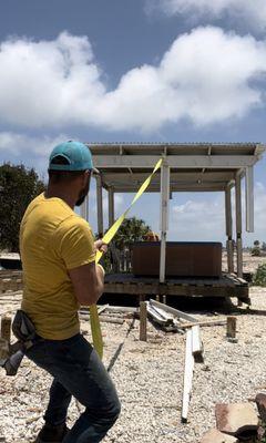 Shed Demolition ave Our Shores Junk Removal Corpus Christi Texas