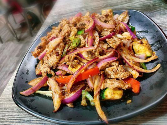 Cumin Beef $16.95 / delicious, get this! Also, huge portions!