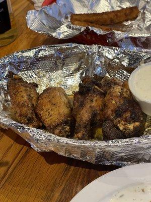 Lemon pepper wings-delicous and quite large