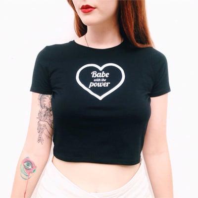 Babe with the Power crop tops sold at Frolic Exchange