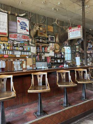 Bar Area. A real throwback to a simpler time with great vibes and amazing hustling service