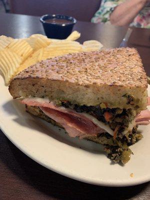 Muffuletta and soup!