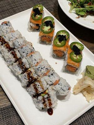 Eel Avocado Roll| Crazy Roll|Solstice Roll (10/10)