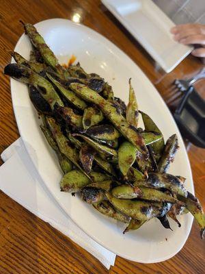 Spicy Edamame charred. Excellent!!!