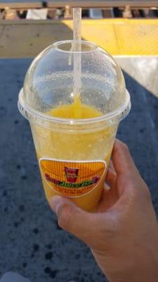 Large mango & pineapple smooth for $5. No extra sugar or condensed milk added.