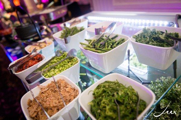 Our Made-to-order Poke Bowl station is a crowd pleaser