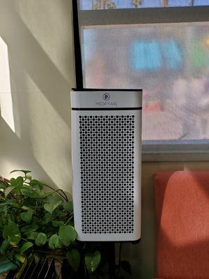 Medical grade HEPA air filter for ventilation in the waiting room