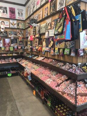 Tin Signs, Concert Posters and 100 Flavors of Salt Water Taffy