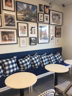 Cafe & market seating area