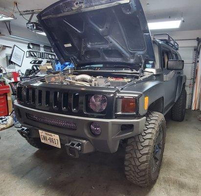 Alternator Remove and Replace on Hummer H3