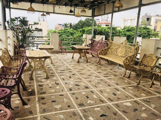 Love this patio.  I stayed at inn near by one of my designer studio in Kolkata