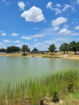 Lake view from the deck