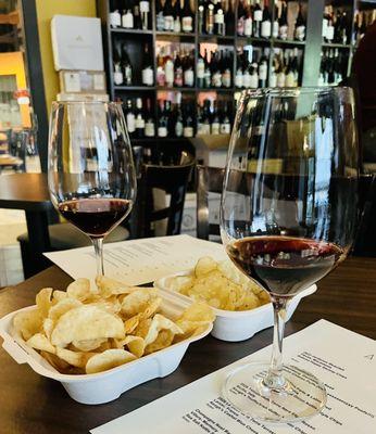 Delicious reds and chips