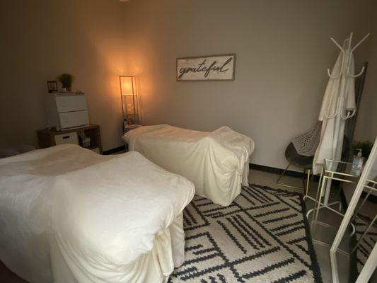 One of our couples massage/treatment rooms.