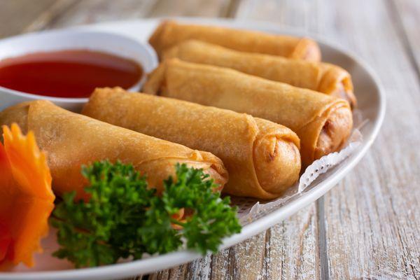 Fresh crispy eggrolls available daily!  Choose from our selection of pork, chicken, fish, vegetarian, or shrimp/crab/pork options.