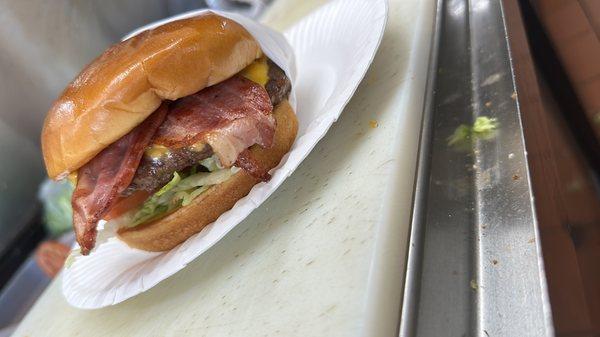 6. Bacon Cheese Burger