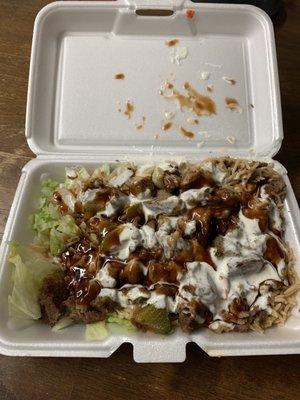 Gyro lunch platter