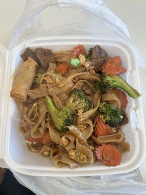 Pad See Ewe with Beef