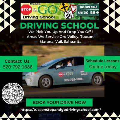 Need to learn how to drive?? We pick up/ drop off from home, work and school.