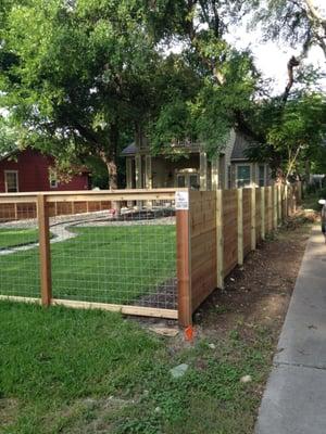 Cattle Panel and
Horizontal