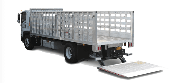 22' Stake Bed Truck w/ Cantilever Liftgate