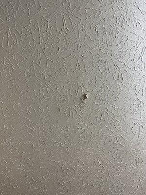 Peeling ceiling