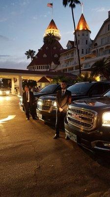 Reservation at the Del Coronado hotel