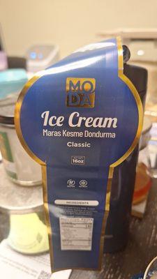 Moda ice cream.  So yeah, you can get Turkish Ice cream in Queens...