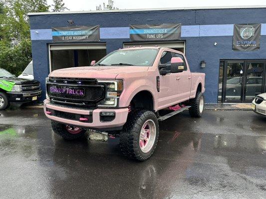 This pink baby got a new facelift