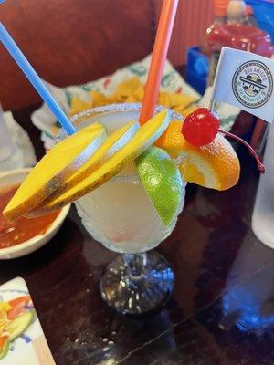 Margarita with fruit