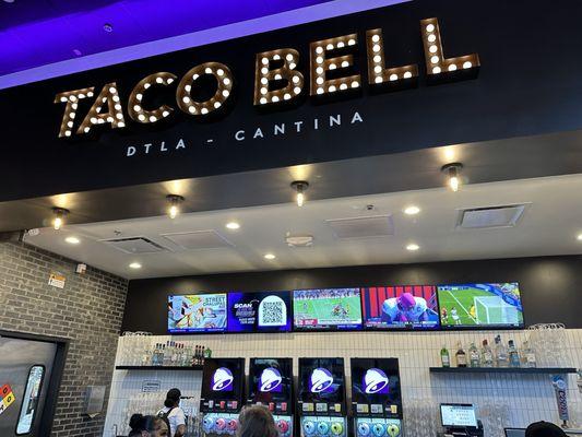 Inside - Taco Bell Cantina