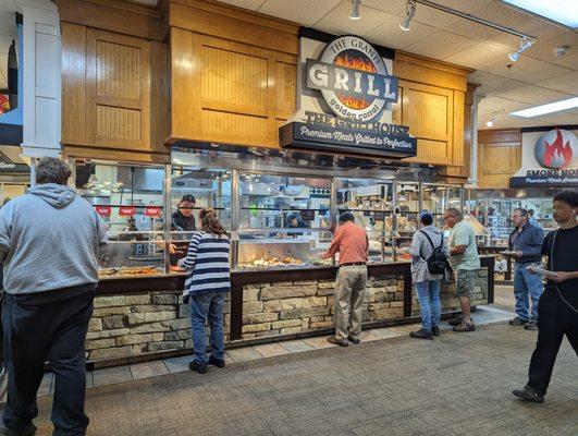 Inside. The Grand Grill / The Grillhouse, where you get your steaks.