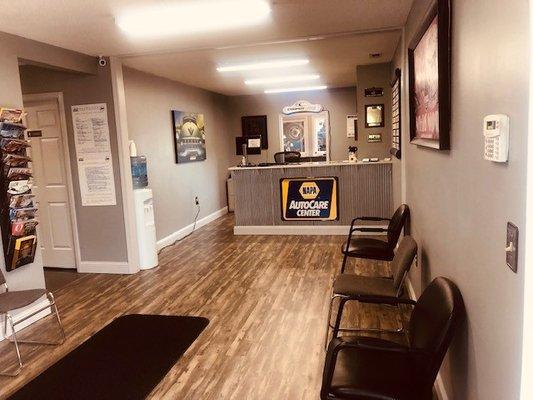 Our recently remodeled waiting area