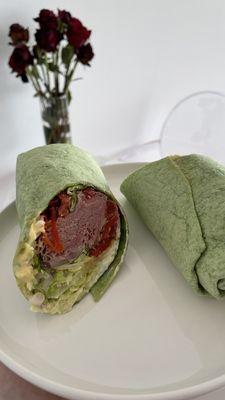 Small spinach wrap