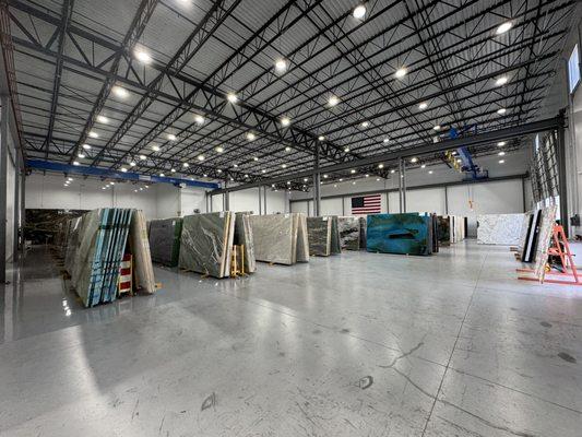 Inside our 32,00 sqft warehouse