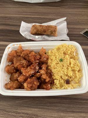 Sesame chicken combo