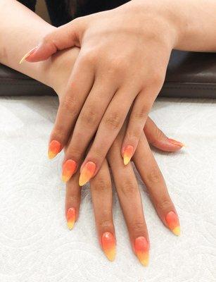 Get this beautiful fall design at the nailzone to add more warmth in your life.