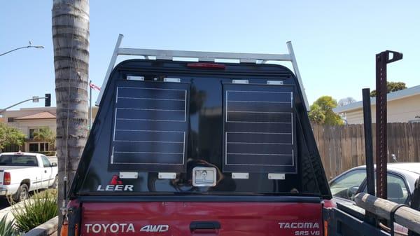 Custom Solar Panels on the new LEER Shell.