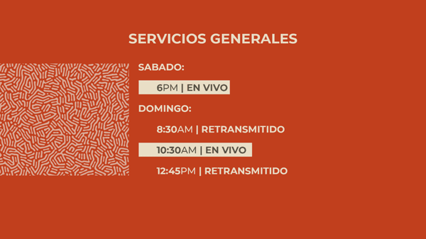 Horario de nuestros Servicios