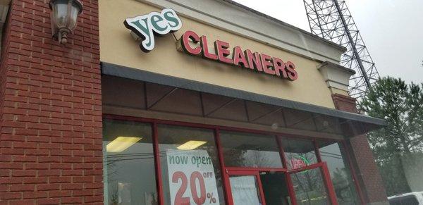 Yes cleaner sign