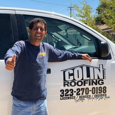 Have you seen the Colin Roofing truck in your area?? Call us now to get a free quote to fix your roof!