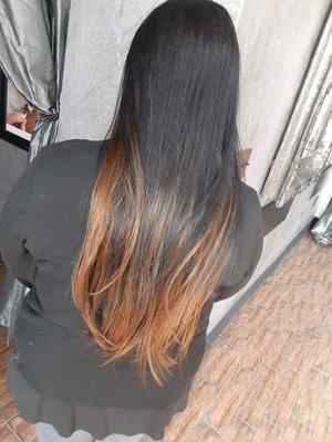 One pack  of full shine hair extensions