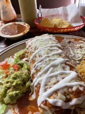 Always a great lunch here! The best wet burrito in Tulsa...