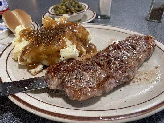 Steak dinner