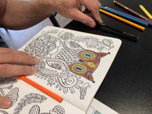 Adult coloring book