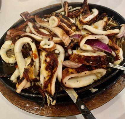 Grilled Jumbo Squid